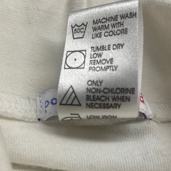 Pottery Barn Kids Turtleneck white Christmas Comet reindeer star 100% cotton 10 - Picture 7 of 7